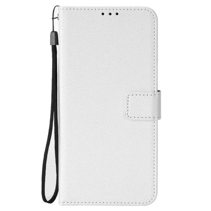 For Oukitel C58 Pro / C58 Case PU Leather Diamond Texture Wallet Phone Cover
