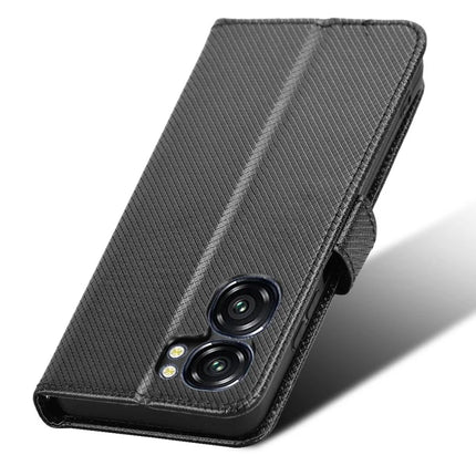 For Oukitel C58 Pro / C58 Case PU Leather Diamond Texture Wallet Phone Cover