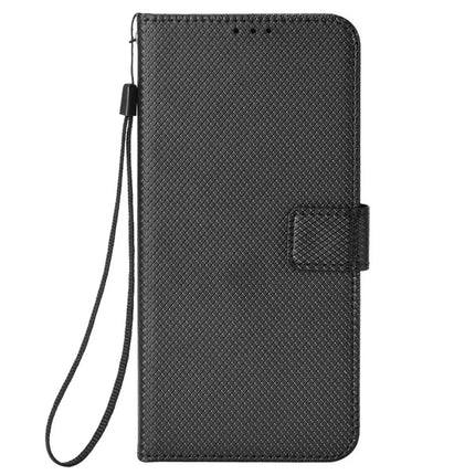 For Oukitel C58 Pro / C58 Case PU Leather Diamond Texture Wallet Phone Cover