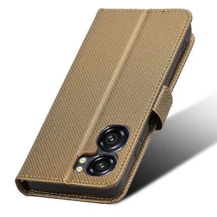 For Oukitel C58 Pro / C58 Case PU Leather Diamond Texture Wallet Phone Cover