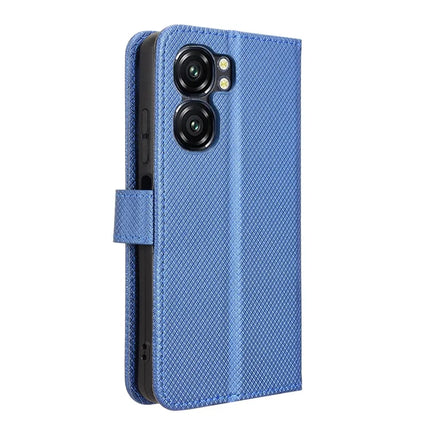 For Oukitel C58 Pro / C58 Case PU Leather Diamond Texture Wallet Phone Cover