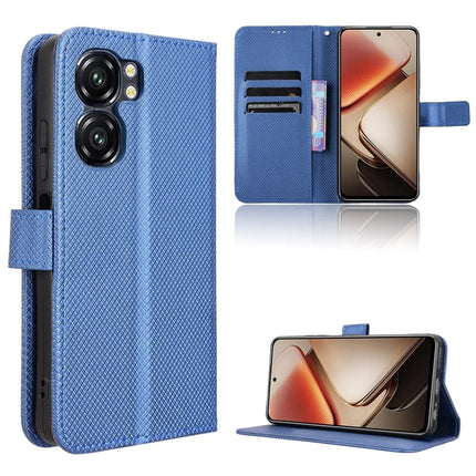 For Oukitel C58 Pro / C58 Case PU Leather Diamond Texture Wallet Phone Cover