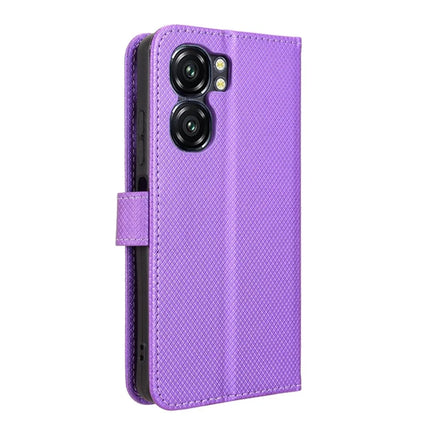 For Oukitel C58 Pro / C58 Case PU Leather Diamond Texture Wallet Phone Cover