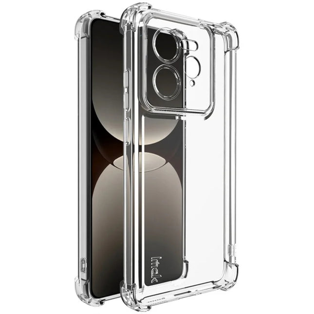 IMAK UX-4 Series For Realme GT 7 Pro 5G Case Straight Frame Four Corner Shockproof Clear TPU Cover