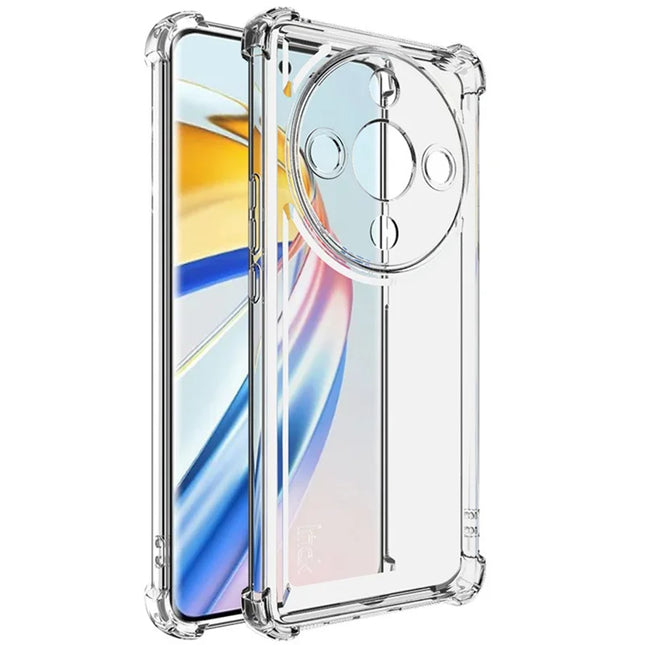IMAK UX-4 Series For Honor X9b 5G / Magic6 Lite 5G Case Straight Frame Four Corner Shockproof Clear TPU Cover