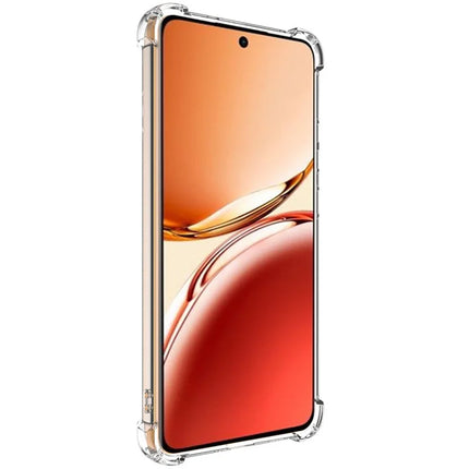 IMAK UX-4 Series For Oppo Reno12 F 5G / F27 5G Case Straight Frame Four Corner Shockproof Clear TPU Cover