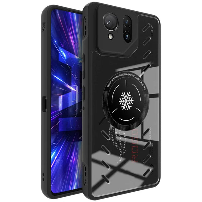 IMAK UX-9A For Asus ROG Phone 9 Pro 5G  /  Phone 9 5G Clear Case Heat Dissipation PC TPU Phone Cover