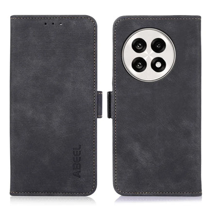 ABEEL For OnePlus Ace 5G / 13R 5G Case Retro Leather Flip Wallet Phone Cover with Stand - Black