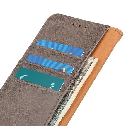 KHAZNEH For OnePlus 13R 5G / Ace 5 5G Wallet Case Cowhide Texture Leather Flip Phone Cover