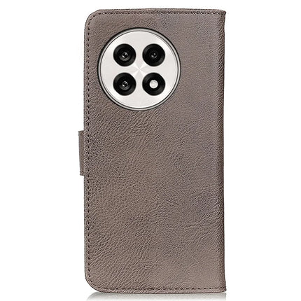 KHAZNEH For OnePlus 13R 5G / Ace 5 5G Wallet Case Cowhide Texture Leather Flip Phone Cover