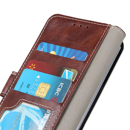 For OnePlus 13R 5G / Ace 5 5G Leather Case Wallet Phone Cover Crazy Horse Texture