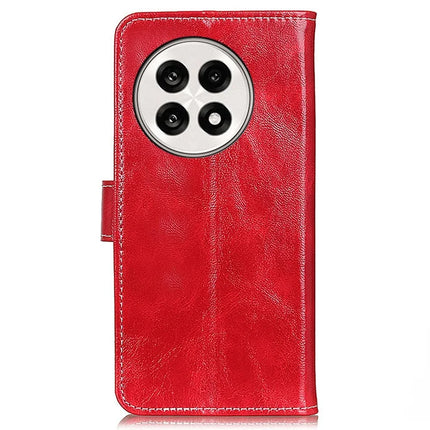 For OnePlus 13R 5G / Ace 5 5G Leather Case Wallet Phone Cover Crazy Horse Texture