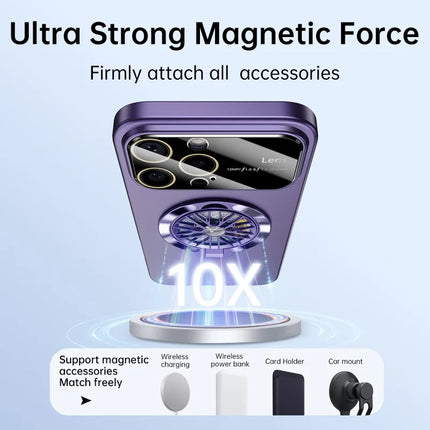 For iPhone 16 Pro Case Compatible with MagSafe Hard PC Kickstand Phone Cover
