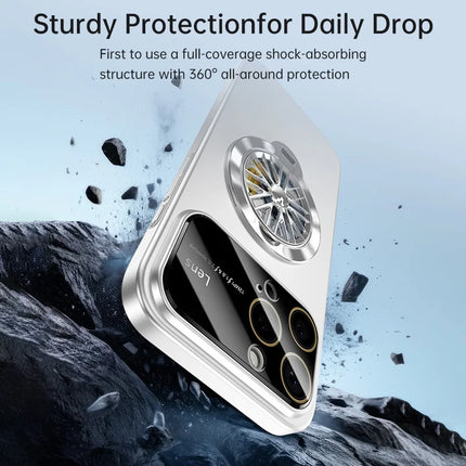 For iPhone 16 Pro Case Compatible with MagSafe Hard PC Kickstand Phone Cover