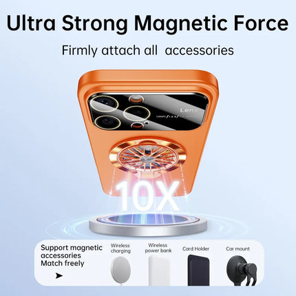 For iPhone 16 Pro Case Compatible with MagSafe Hard PC Kickstand Phone Cover