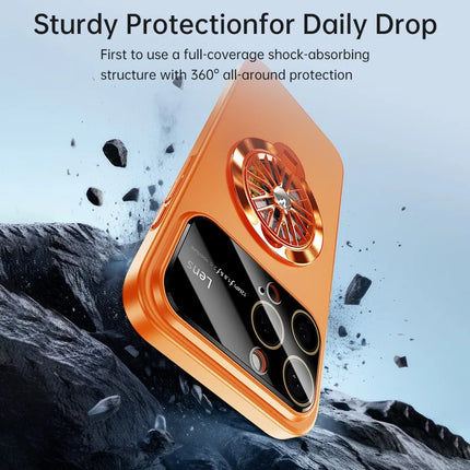 For iPhone 16 Pro Case Compatible with MagSafe Hard PC Kickstand Phone Cover