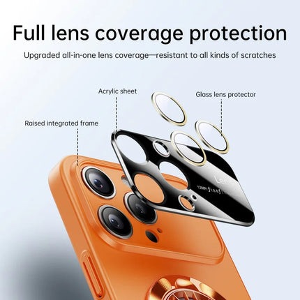 For iPhone 16 Pro Case Compatible with MagSafe Hard PC Kickstand Phone Cover