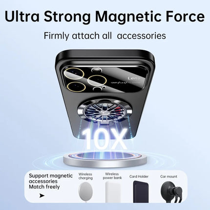 For iPhone 16 Pro Case Compatible with MagSafe Hard PC Kickstand Phone Cover