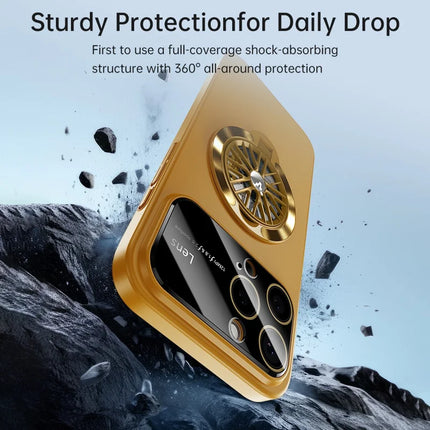 For iPhone 16 Pro Case Compatible with MagSafe Hard PC Kickstand Phone Cover