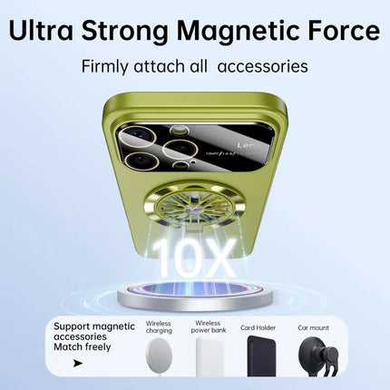 For iPhone 16 Pro Case Compatible with MagSafe Hard PC Kickstand Phone Cover