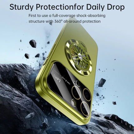 For iPhone 16 Pro Case Compatible with MagSafe Hard PC Kickstand Phone Cover