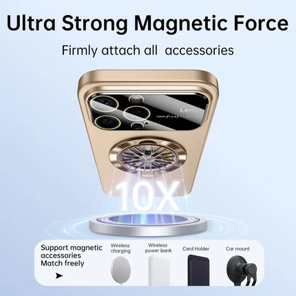 For iPhone 16 Pro Case Compatible with MagSafe Hard PC Kickstand Phone Cover