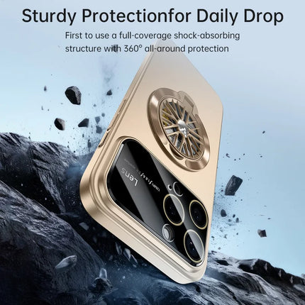 For iPhone 16 Pro Case Compatible with MagSafe Hard PC Kickstand Phone Cover