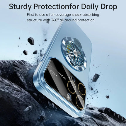 For iPhone 16 Pro Case Compatible with MagSafe Hard PC Kickstand Phone Cover