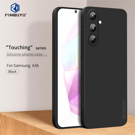 For Samsung Galaxy A36 5G PINWUYO Sense Series Liquid Silicone TPU Phone Case