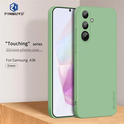 For Samsung Galaxy A36 5G PINWUYO Sense Series Liquid Silicone TPU Phone Case
