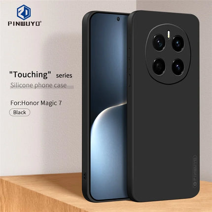 For Honor Magic7 5G PINWUYO Sense Series Liquid Silicone TPU Phone Case