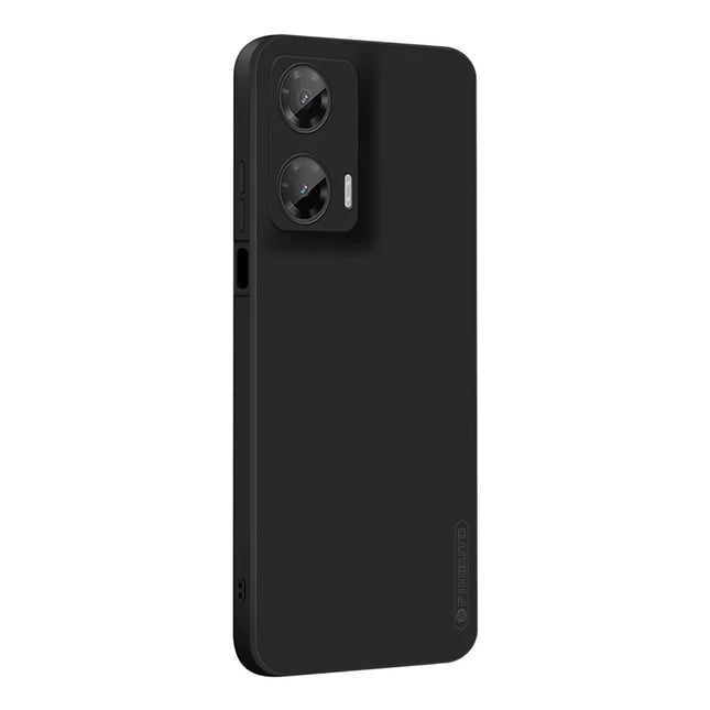 For Motorola Moto G35 5G PINWUYO Sense Series Liquid Silicone TPU Phone Case - Black
