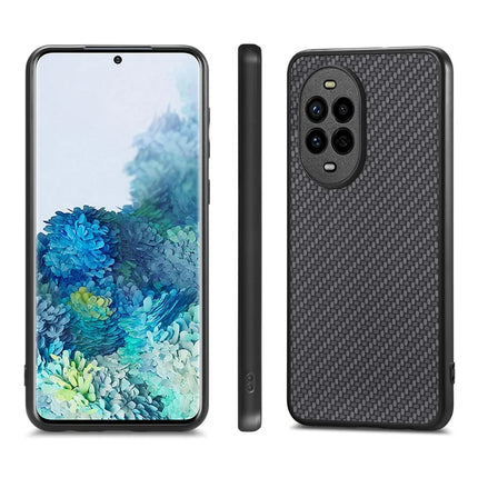 For Huawei nova 13 Pro 5G Case Carbon Fiber Texture PU+PC+TPU Phone Back Cover