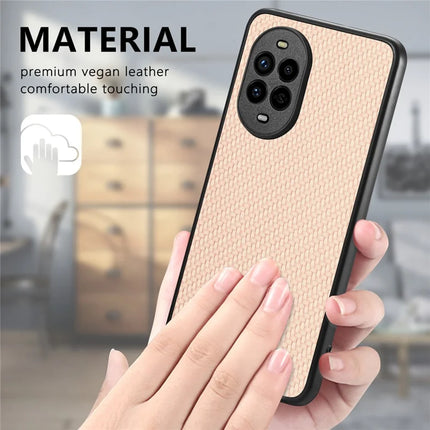 For Huawei nova 13 Pro 5G Case Carbon Fiber Texture PU+PC+TPU Phone Back Cover