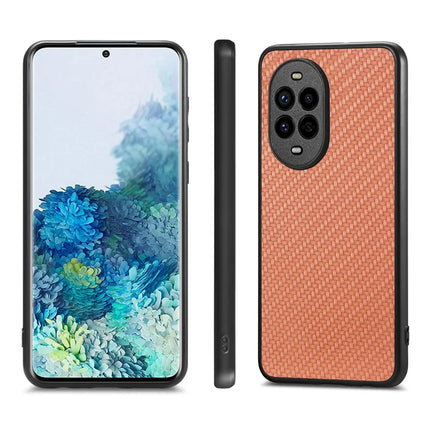 For Huawei nova 13 Pro 5G Case Carbon Fiber Texture PU+PC+TPU Phone Back Cover