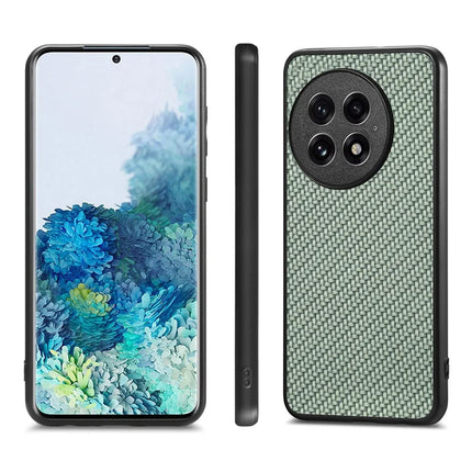 For OnePlus 13 Case Carbon Fiber Texture PU+PC+TPU Phone Back Cover
