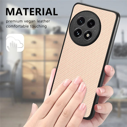 For OnePlus 13 Case Carbon Fiber Texture PU+PC+TPU Phone Back Cover