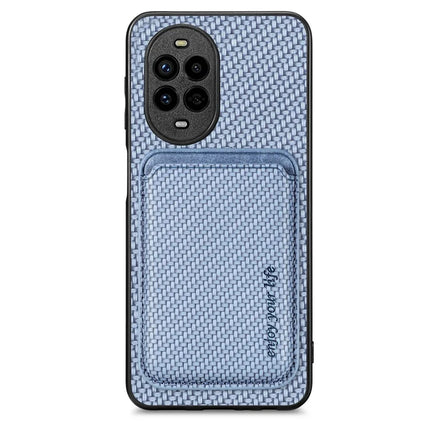 For Huawei nova 13 Pro 5G Case Magnetic Detachable Card Holder Phone Back Cover - Blue