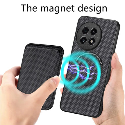 For OnePlus 13 Case Magnetic Detachable Card Holder Phone Back Cover