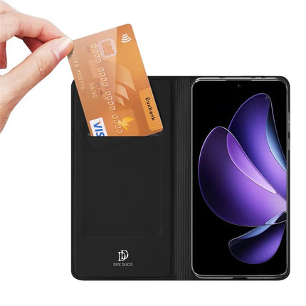 For Oppo Reno13 5G (Global) Case DUX DUCIS Skin Pro Series Leather Stand Cover Card Holder