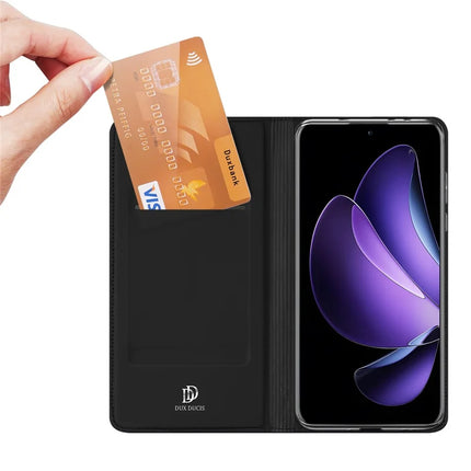 For Oppo Reno13 Pro 5G Case DUX DUCIS Skin Pro Series Leather Stand Cover Card Holder