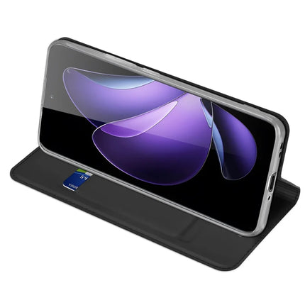 For Oppo Reno13 Pro 5G Case DUX DUCIS Skin Pro Series Leather Stand Cover Card Holder