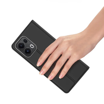 For Oppo Reno13 Pro 5G Case DUX DUCIS Skin Pro Series Leather Stand Cover Card Holder