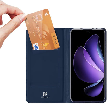 For Oppo Reno13 Pro 5G Case DUX DUCIS Skin Pro Series Leather Stand Cover Card Holder