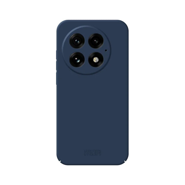 For OnePlus 13 MOFI JK Qin Series Skin-Touch Matte Phone Case Acrylic+TPU Shockproof Cover - Blue