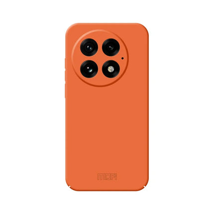 For OnePlus 13 MOFI JK Qin Series Skin-Touch Matte Phone Case Acrylic+TPU Shockproof Cover - Orange