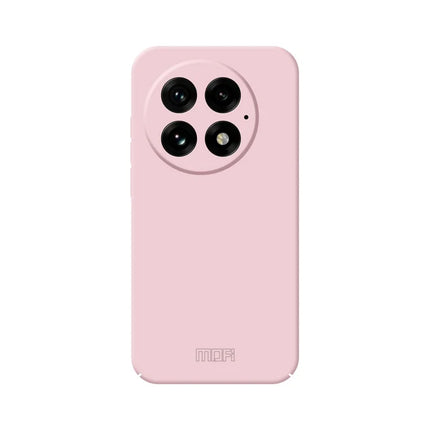 For OnePlus 13 MOFI JK Qin Series Skin-Touch Matte Phone Case Acrylic+TPU Shockproof Cover - Pink