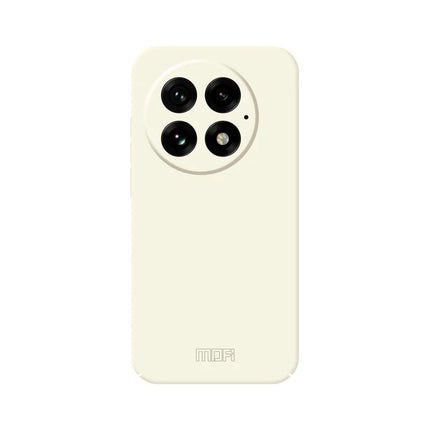 For OnePlus 13 MOFI JK Qin Series Skin-Touch Matte Phone Case Acrylic+TPU Shockproof Cover - Beige