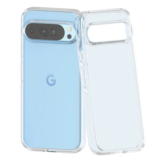 For Google Pixel 9 Pro Case PC + TPU Shockproof Clear Phone Cover