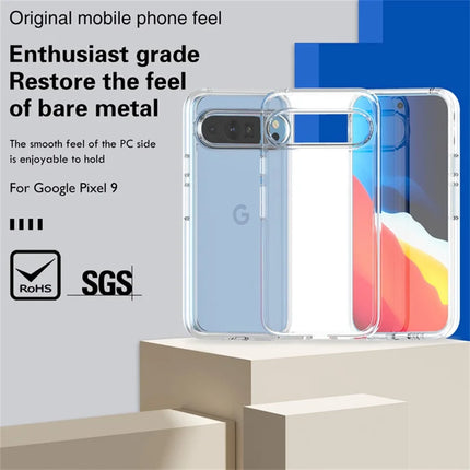 For Google Pixel 9 Pro XL Case PC + TPU Shockproof Clear Phone Cover